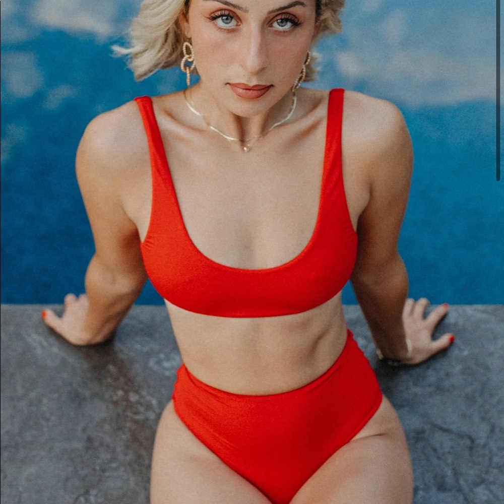 NWT Mai Red Suit
